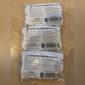 White Face Coverings - Pack of 3
